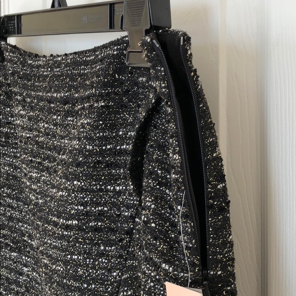 Nanette Lepore metallic tweed ruffle skirt - Picture 4 of 5